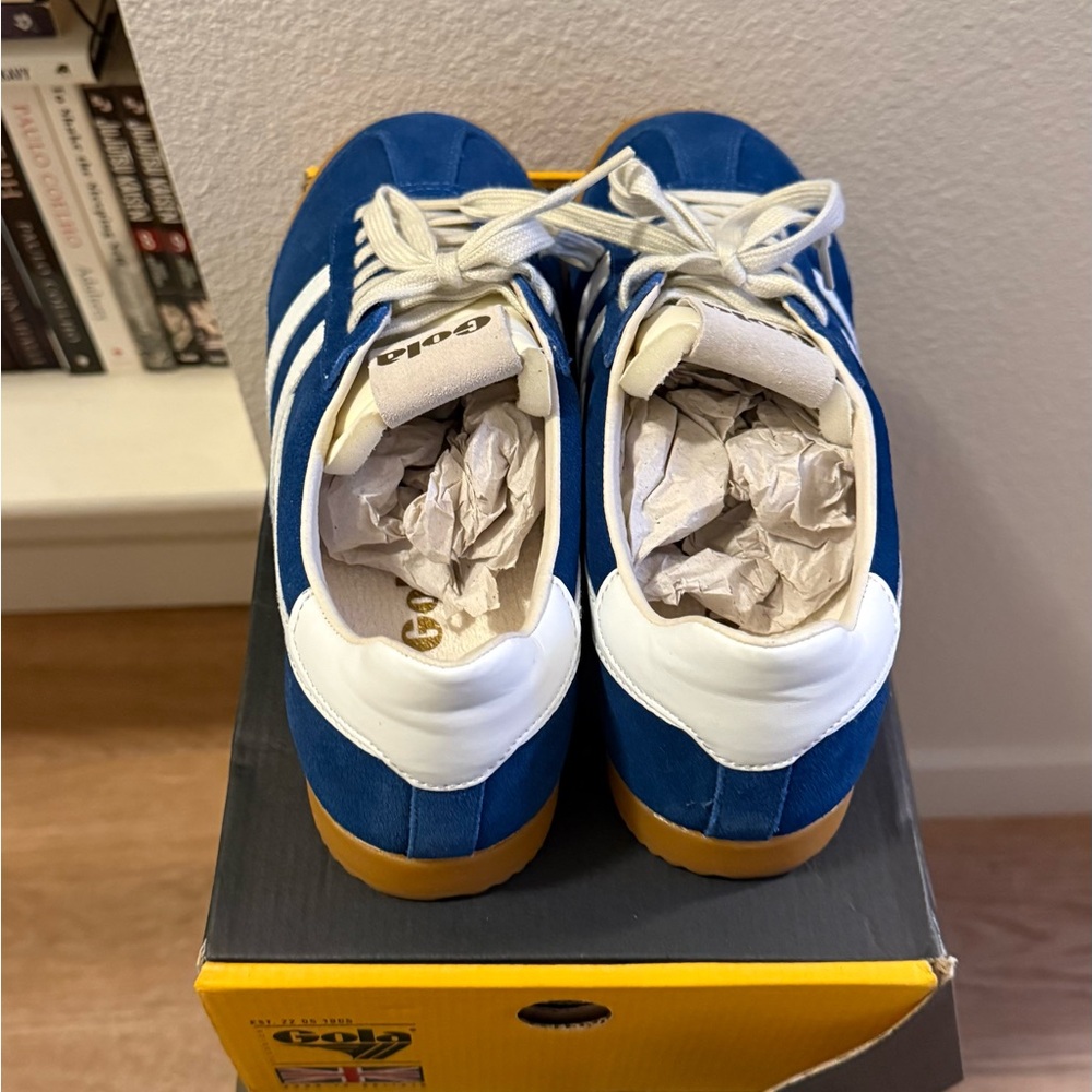 Gola Blue and White Women's Sneakers - Picture 5 of 6